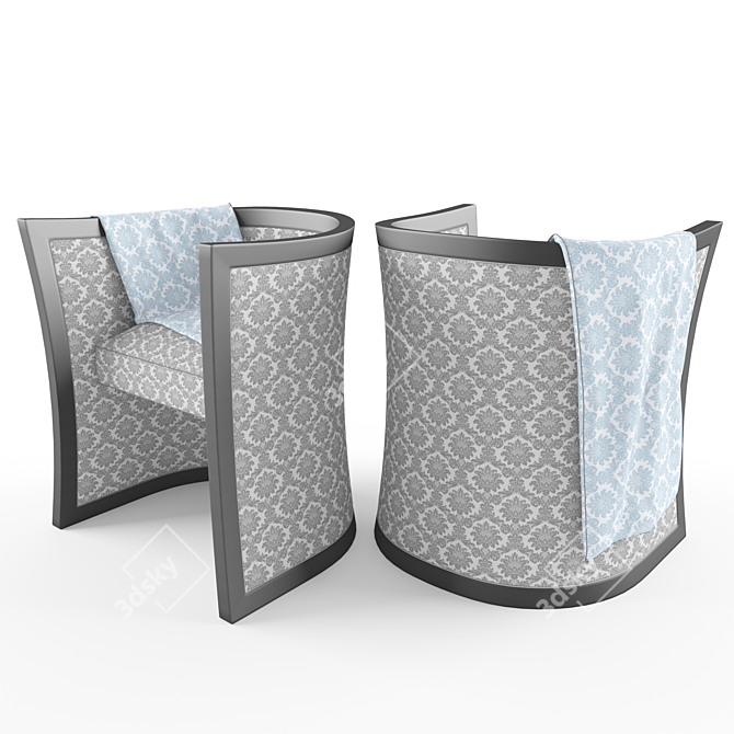 Modern Darmart Elbi Chair: Sleek Design & High Quality 3D model image 2