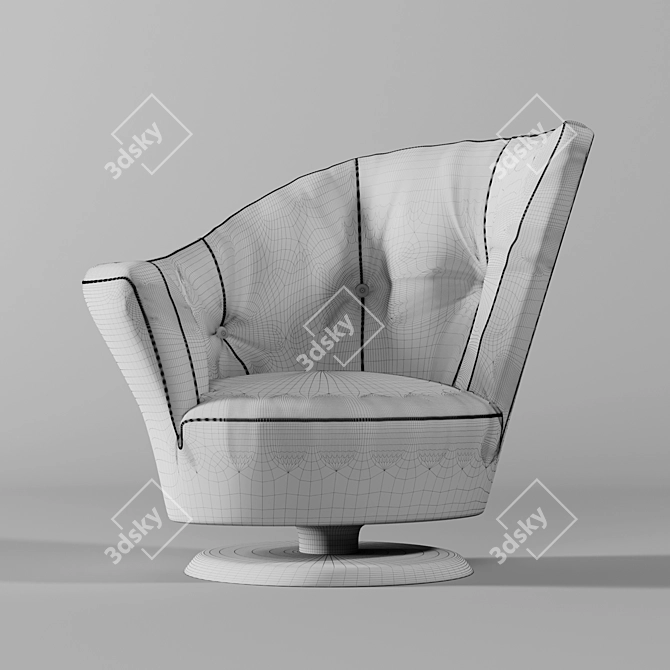 Elegant Giorgetti Arabella: 3D Furniture 3D model image 2