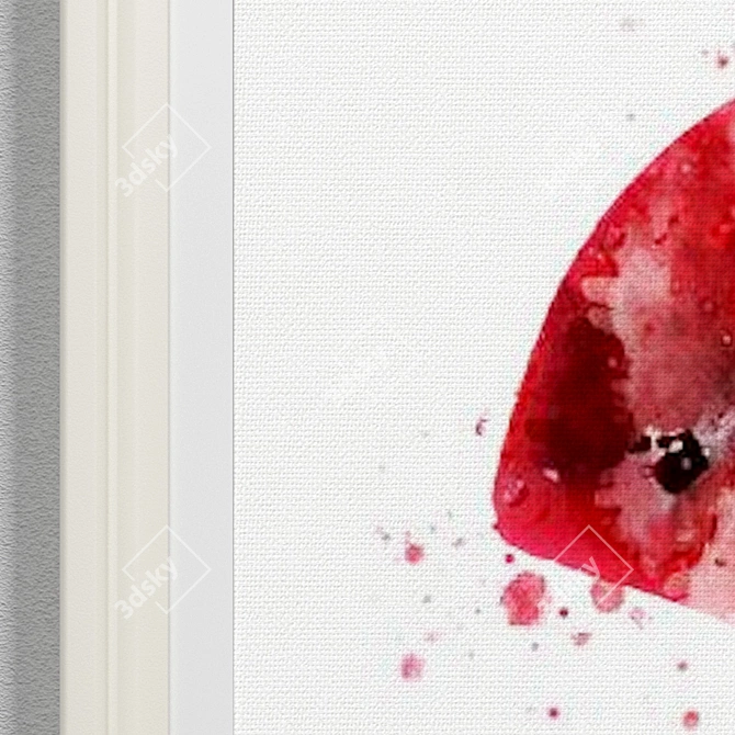 Modern Style Collection: Lips Painting 3D model image 3