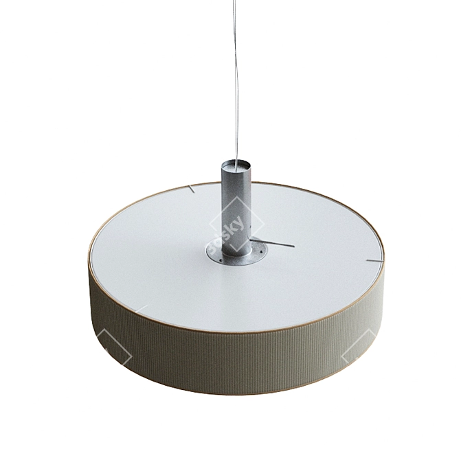 Vibia Duplo 50 cm Ø: Stunning Ceiling Lamp 3D model image 3