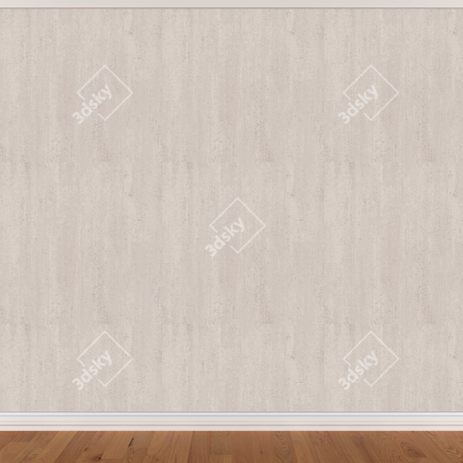 Seamless Wallpaper Set 134 (3 Colors) 3D model image 3