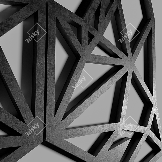 Black Fox Loft Wall Decor 3D model image 3