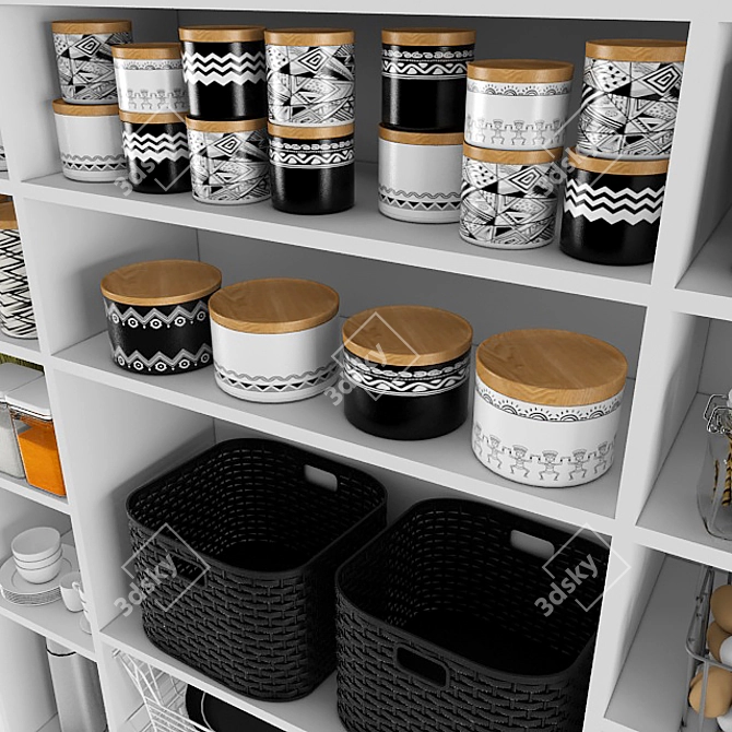 Kitchen Closet Essentials 3D model image 2