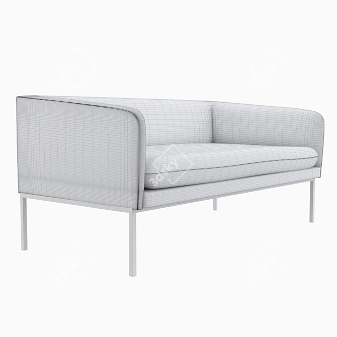  Stylish Turn Sofa by Ferm Living 3D model image 2