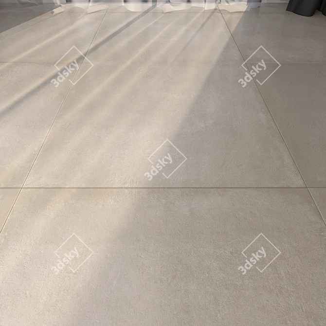 Luxury Marble Floor Tiles 3D model image 1