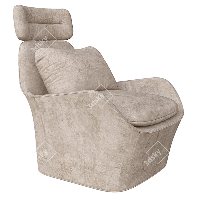 Luxury Comfort: de Sede Armchair by Alfredo Häberli 3D model image 1