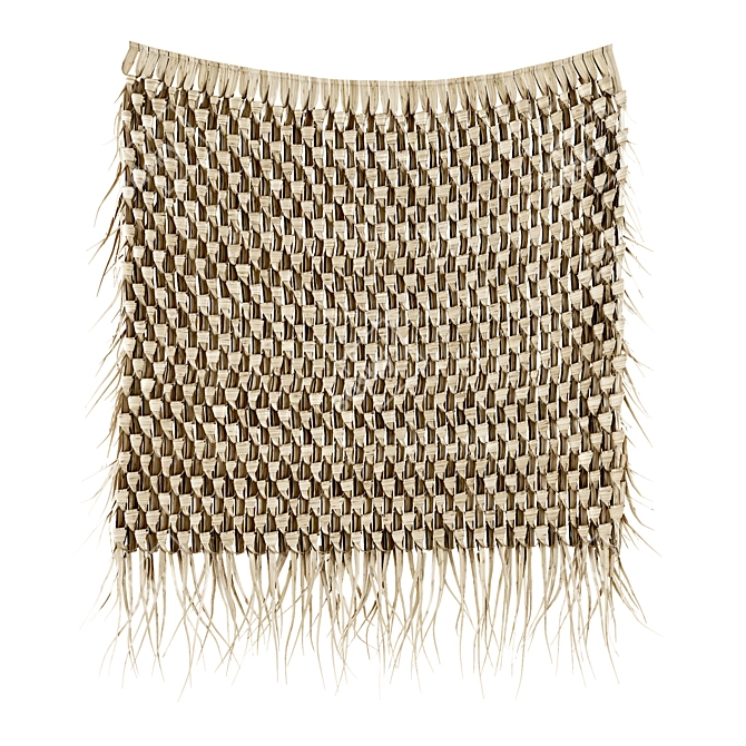 Boho Chic Macrame Wall Decor 3D model image 1