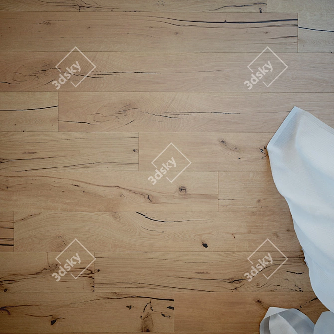 Selene Oak Wood Flooring 3D model image 2