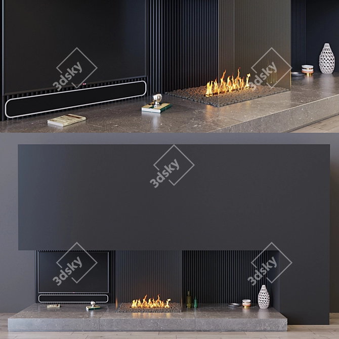 39" HD TV: Crystal Clear Display & Multiple BRDF Options 3D model image 1