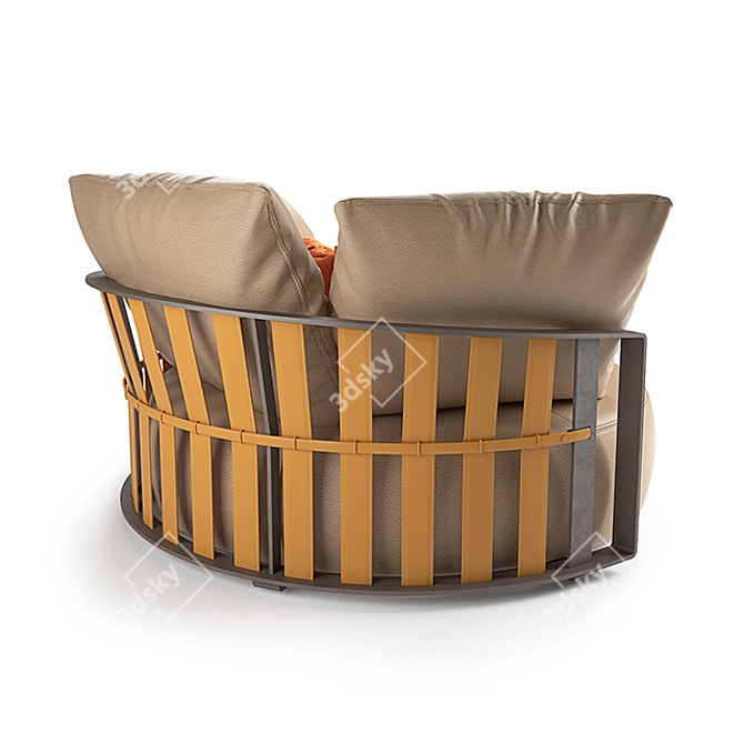 Luxury Scarlett Sofa 3D model image 2