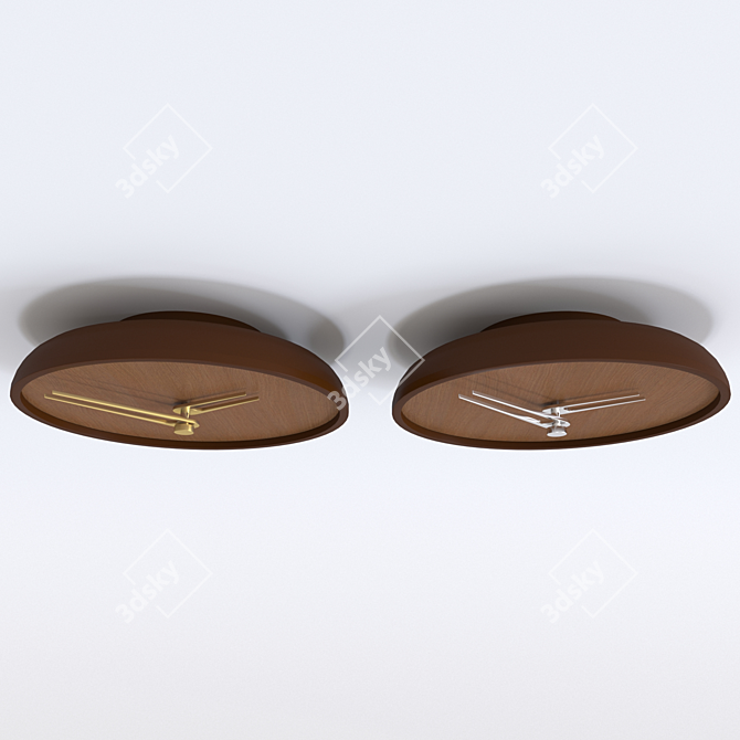 Sleek Contemporary Nomon Jazz Clocks 3D model image 2