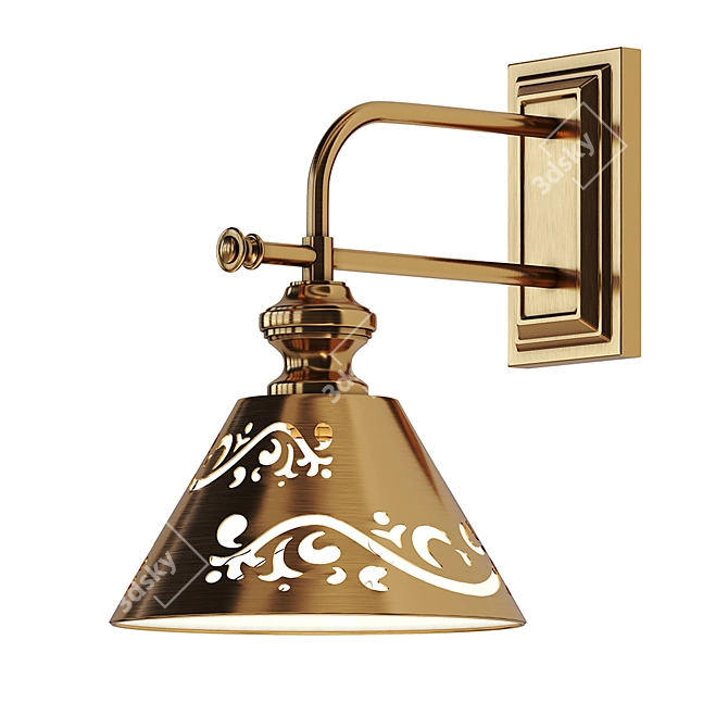 Bronze Kensington Wall Sconce 3D model image 1