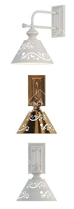 Bronze Kensington Wall Sconce 3D model image 2