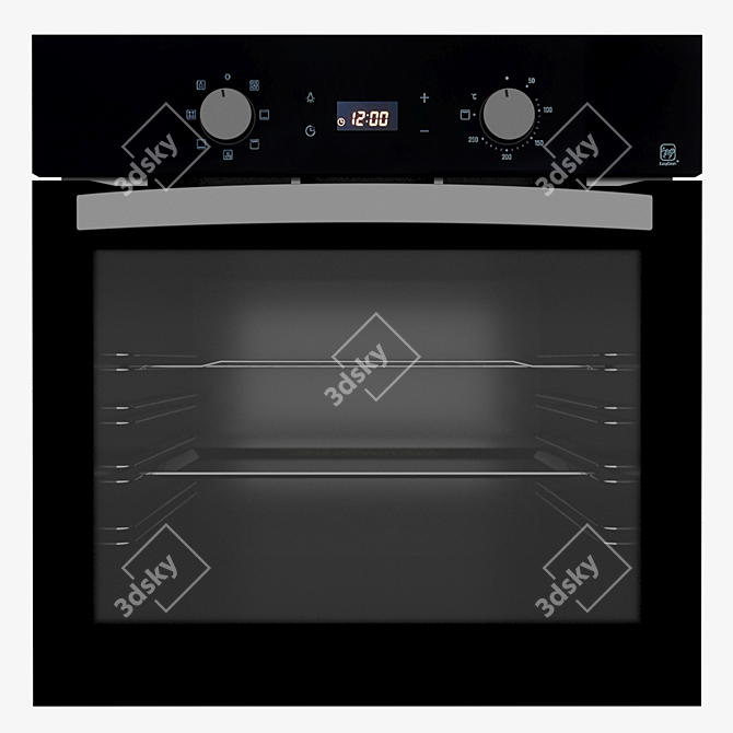 LG LB646K329T1 Built-in Oven 3D model image 2