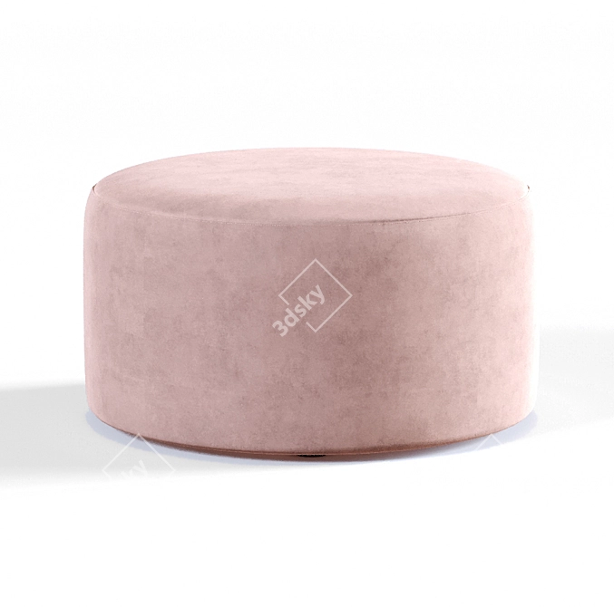 OM Pouf Tablet 90: Stylish and Multifunctional 3D model image 1
