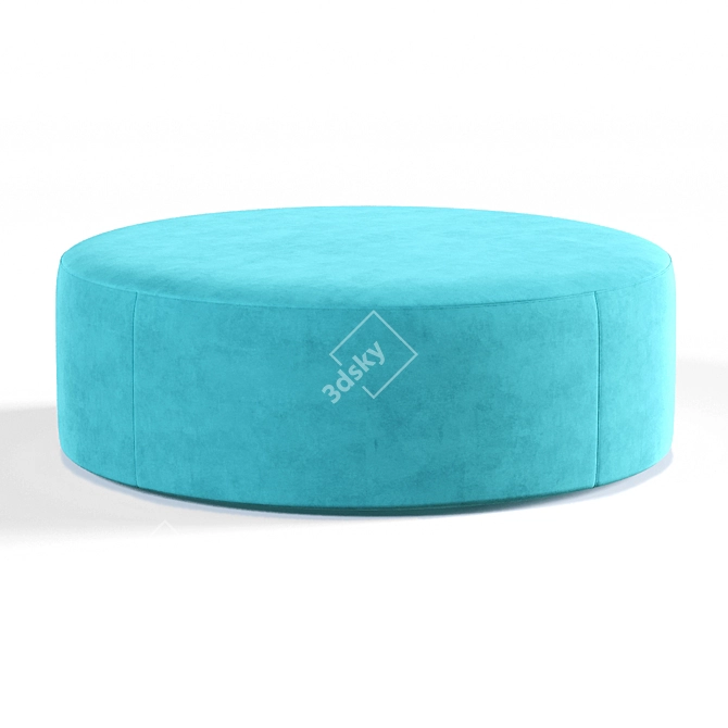 OM Pouffe Tablet 140: Stylish and Versatile Ottoman 3D model image 1