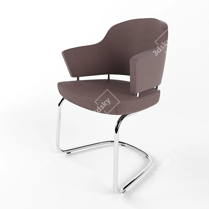 ErgoSeat: Comfortable and Stylish Chair Zidle 3D model image 1