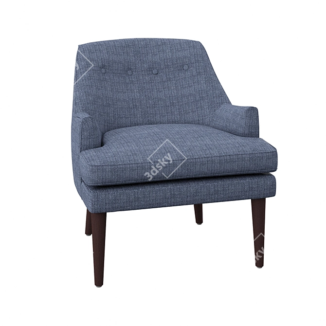 Cozy Lounge Arm Chair 3D model image 2