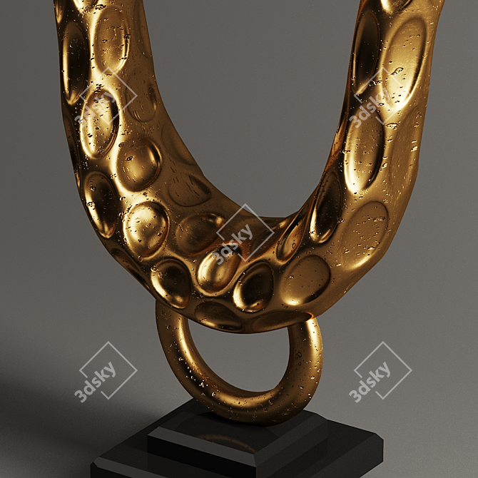 Abstract Sculpture: Modern Art Masterpiece 3D model image 2