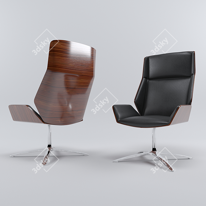 ErgoFlex Office Chair 3D model image 1