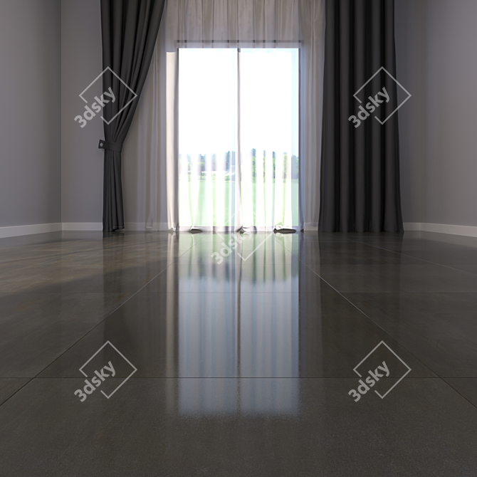 High-Quality Marble Floor 205 3D model image 2
