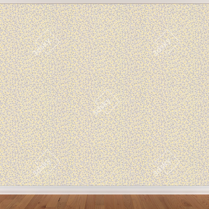 Seamless Wallpaper Set 159 (3 Colors) 3D model image 3