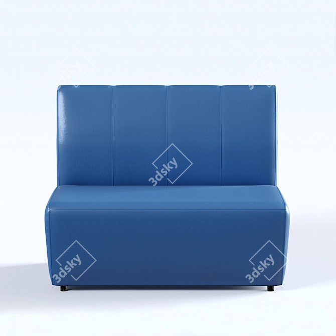 Modern Russian-Made Bellis Couch 3D model image 2