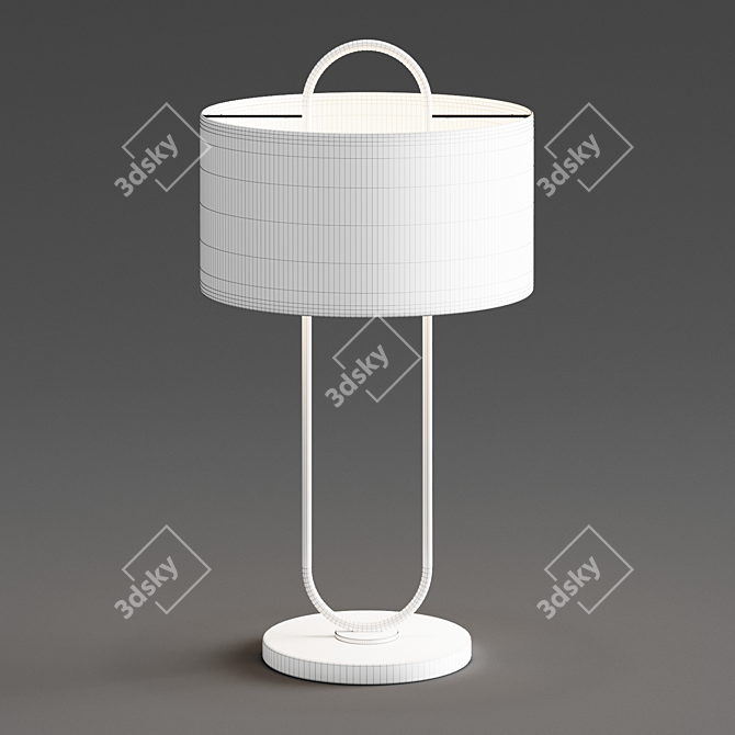 Elegant Marston Table Lamp - 84cm Height 3D model image 3