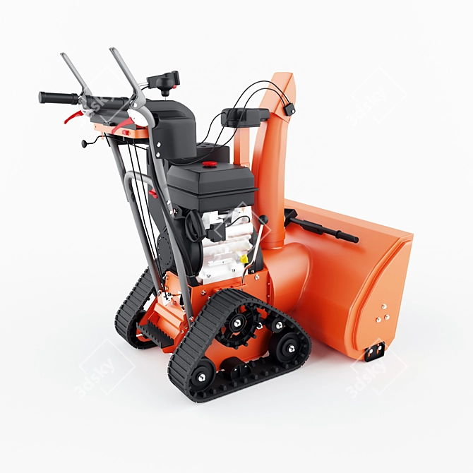 Title: Snowfox Heavy-duty Snow Clearing Machine 3D model image 2