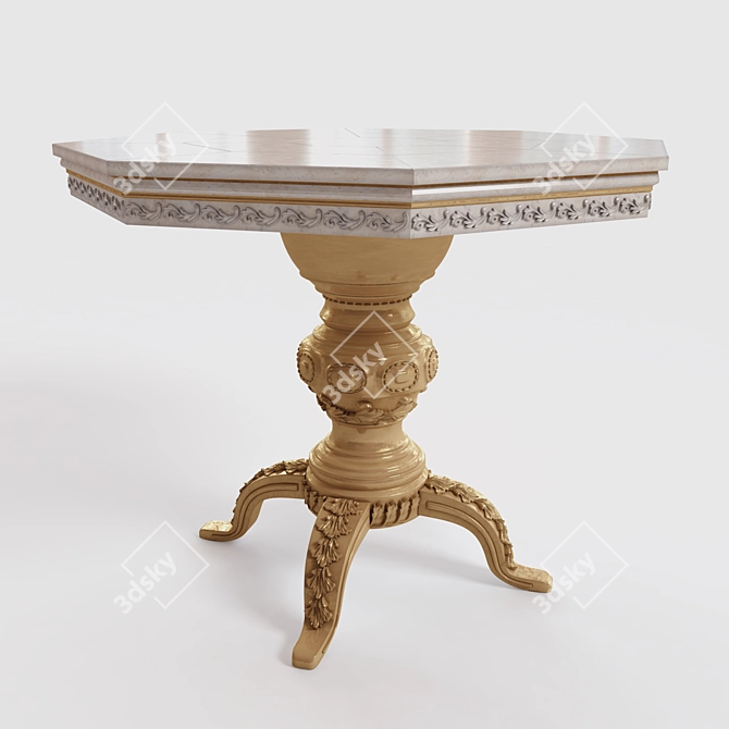 Classic Style d_table 3D model image 1