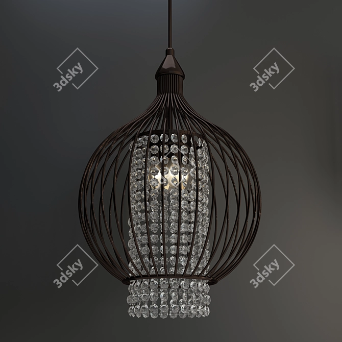 Modern Ceiling Light - 3D Model 3D model image 1