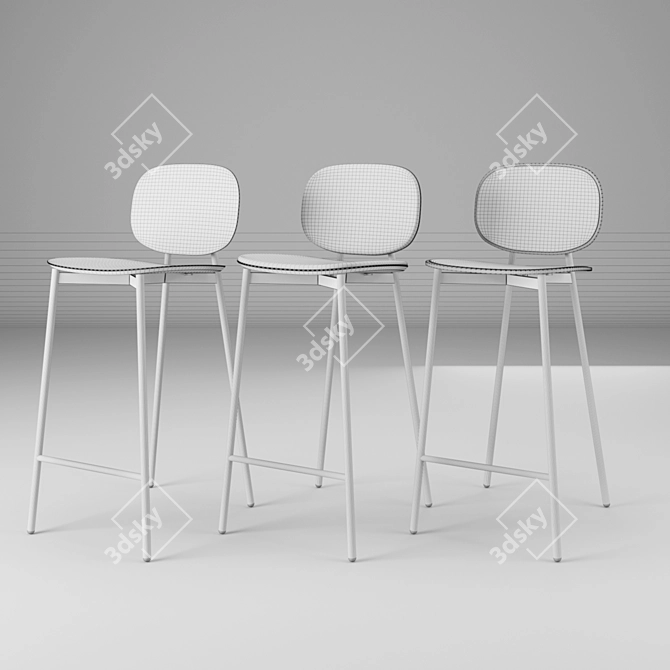 Elevated Elegance: Tata Bar Stool 3D model image 3