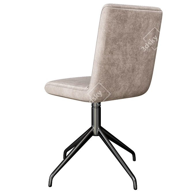 Riva 1920 Materia Soft: Swivel Chair with Contemporary Elegance 3D model image 2