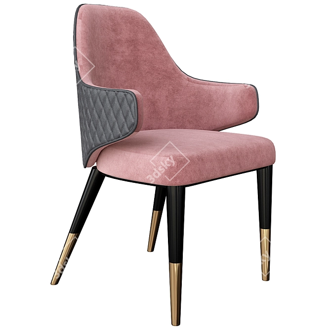 Diva C/B: Luxe Armchair by Capital 3D model image 1