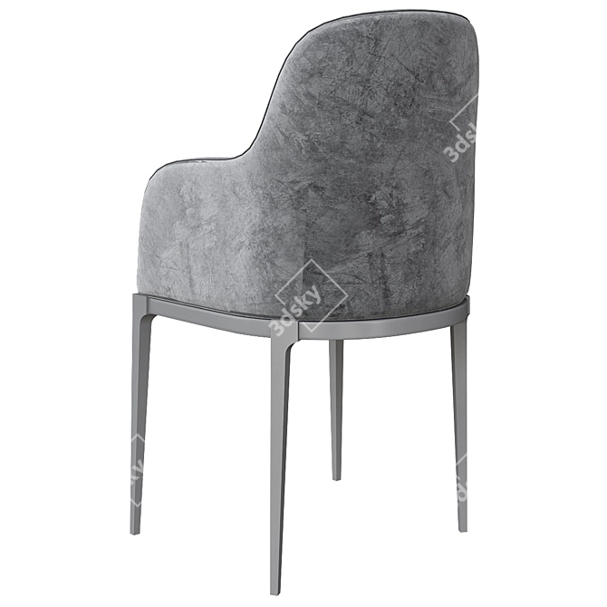 Beneke Collection: Fabric Armchair 3D model image 2