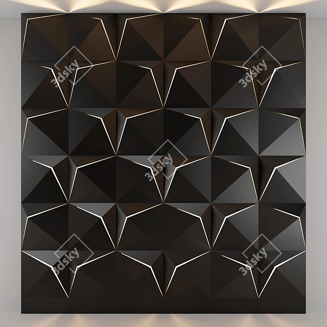 3D Panel 12 - 3D Decor for Walls 3D model image 1