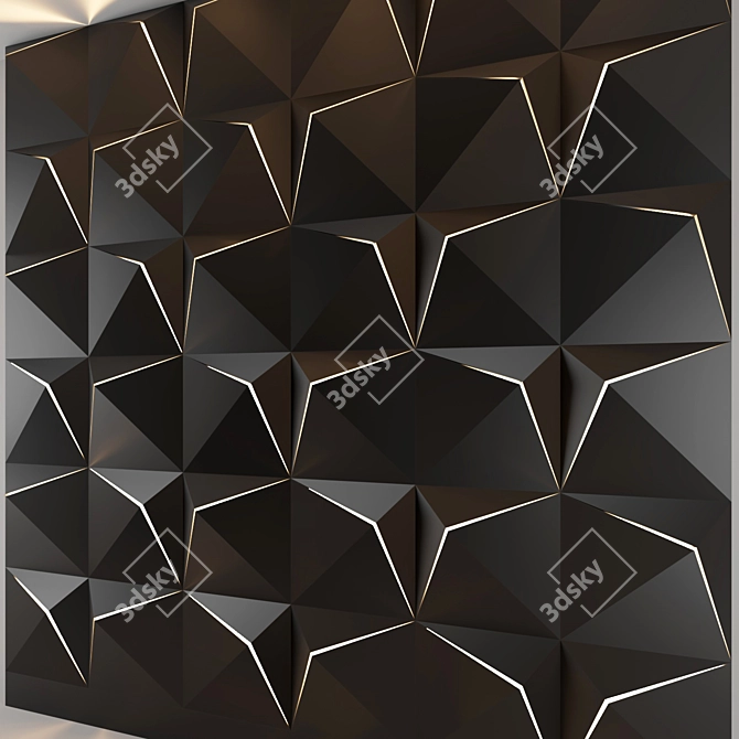 3D Panel 12 - 3D Decor for Walls 3D model image 2