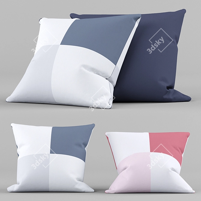 Luxurious Miedahl Pillow Set 3D model image 1