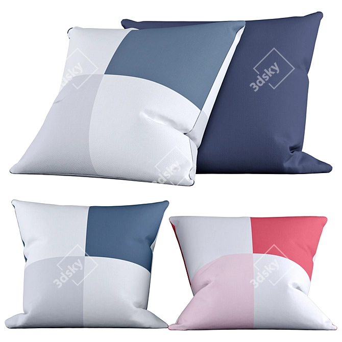 Luxurious Miedahl Pillow Set 3D model image 2