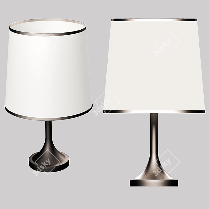 Elegant Table Lamp Set 3D model image 3