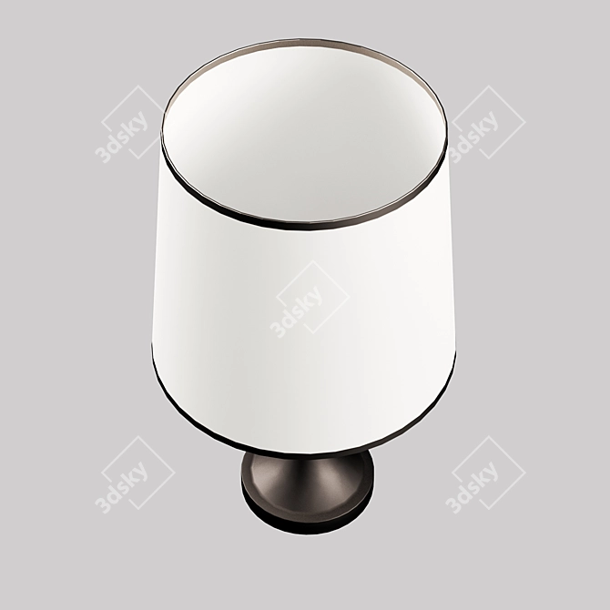 Elegant Table Lamp Set 3D model image 1