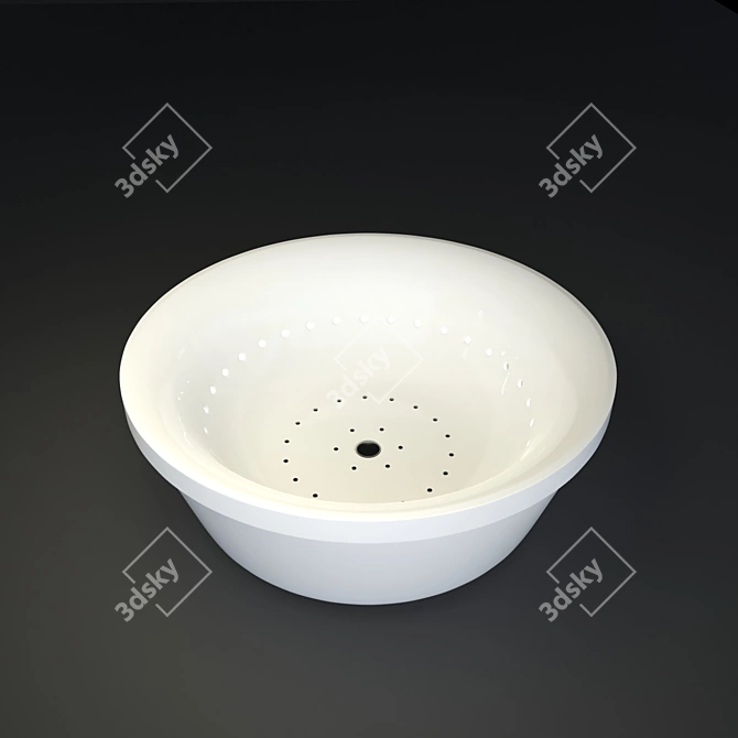 Luxury Zucchetti Kos Bathtub 3D model image 2