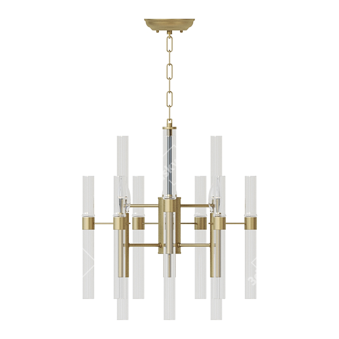 MW-Light Alghero Chandelier 3D model image 2