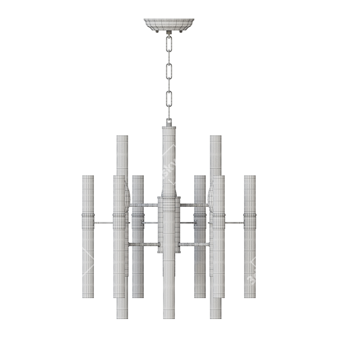 MW-Light Alghero Chandelier 3D model image 3