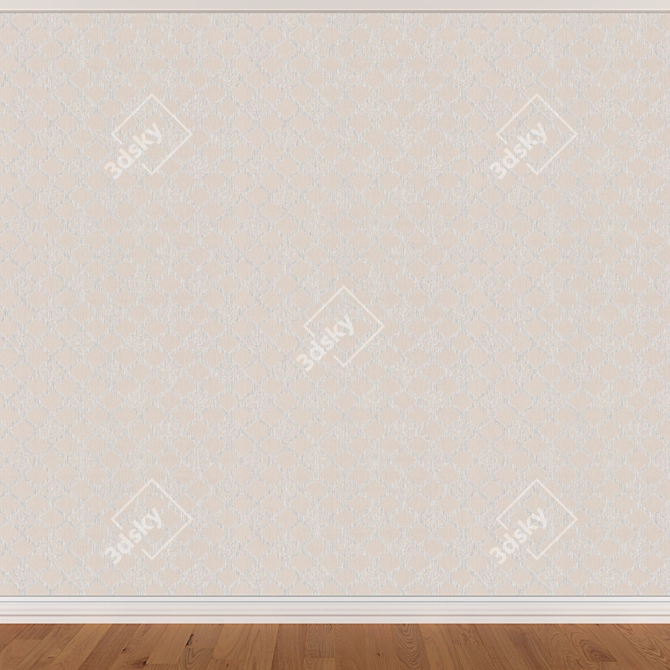 Seamless Wallpaper Set - 3 Colors 3D model image 2