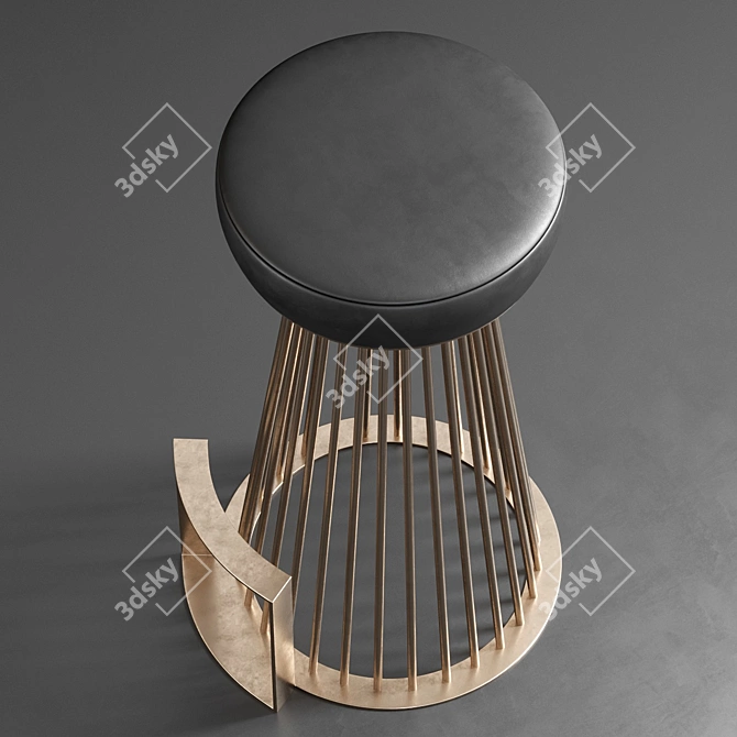 Elevated Elegance: GIOPAGANI RENDEZ-VOUS Stool 3D model image 2