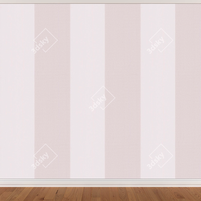 Seamless Wallpaper Set 197 (3 Colors) 3D model image 3