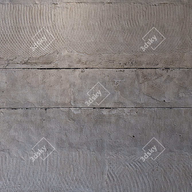 Seamless Concrete Wall Texture - High Resolution 3D model image 3