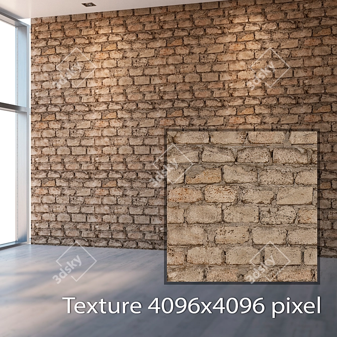 Seamless Masonry Texture | High Resolution 4096x4096 3D model image 2