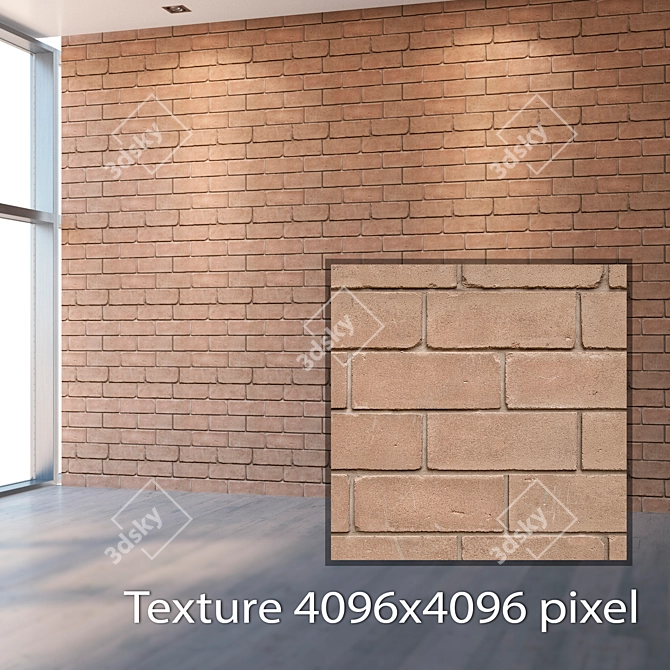 Seamless Masonry Texture - High Resolution 3D model image 2